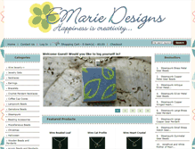 Tablet Screenshot of emariedesigns.com